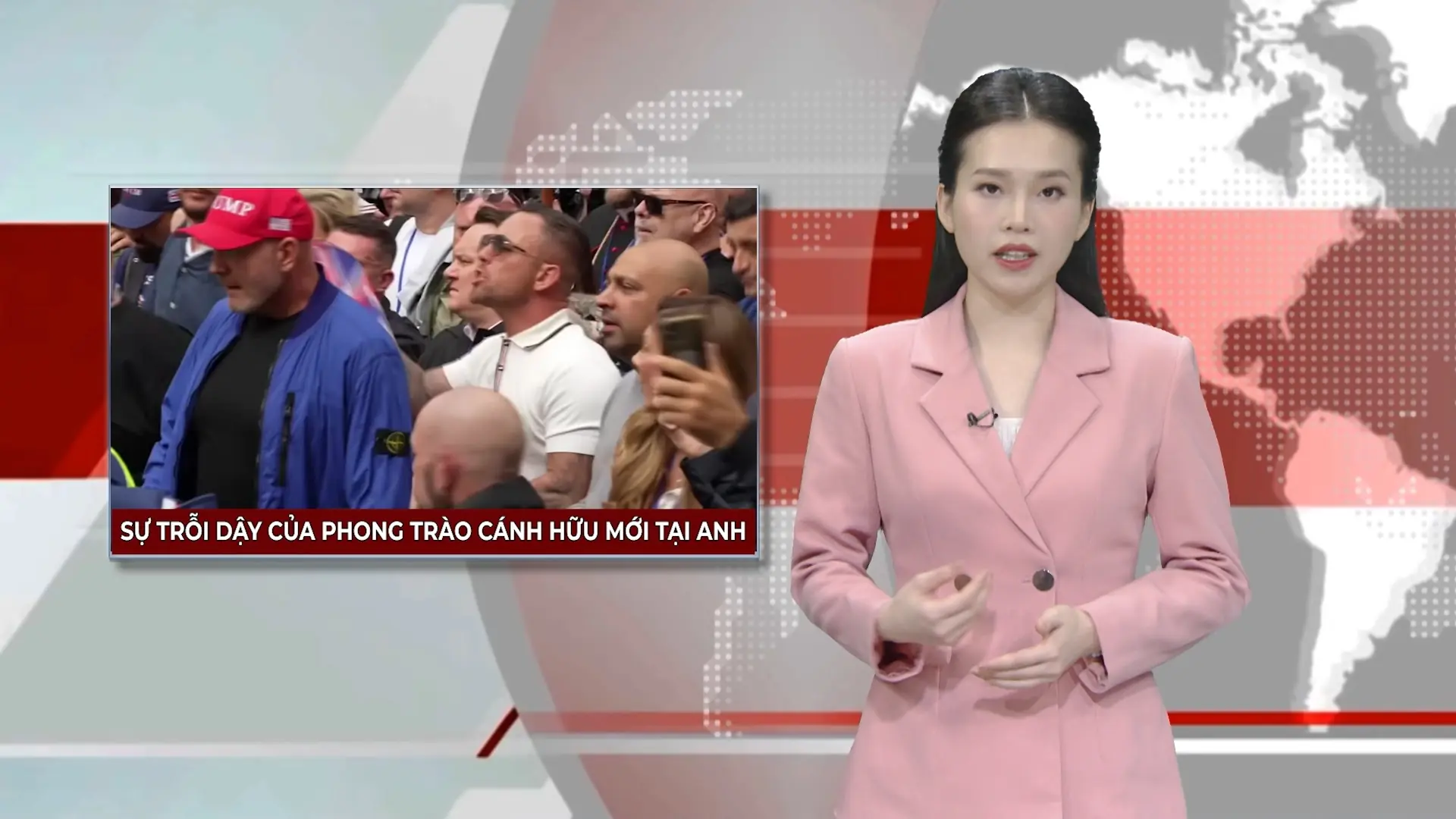 Sự trỗi dậy của phong trào cánh hữu mới tại Anh | Nhìn ra thế giới | 16/09/2025